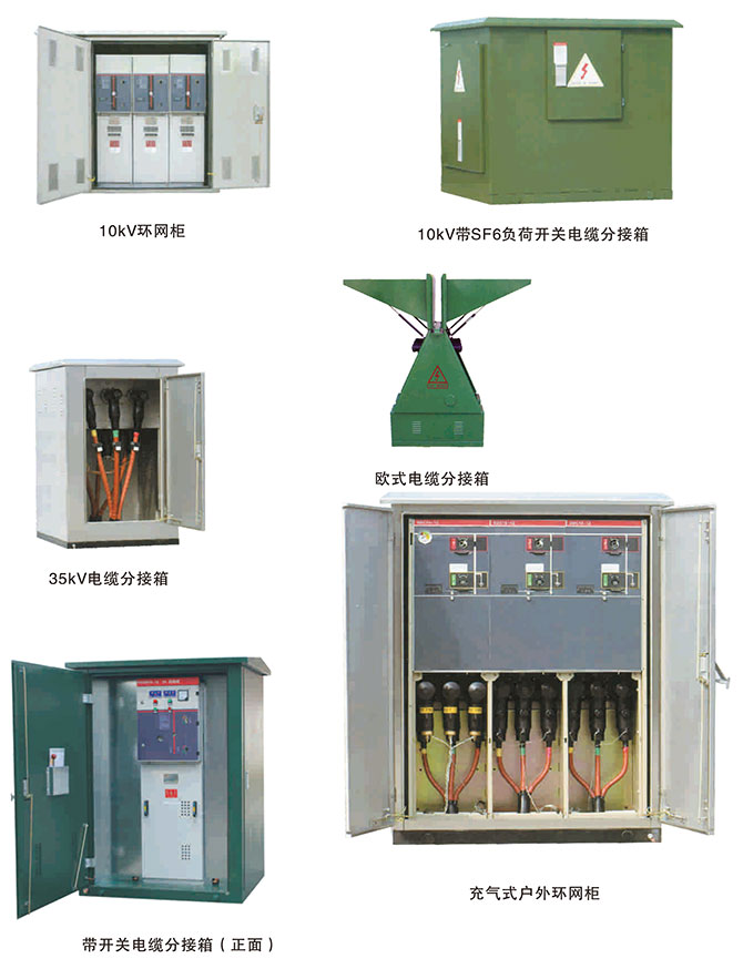 帶真空負(fù)荷開關(guān)電纜分接箱訂貨編號說明3